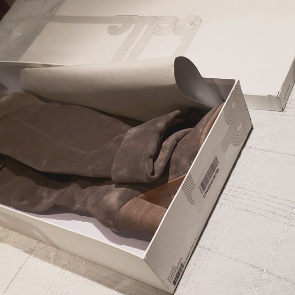 Sigerson Morrison NEW Boots Over-The-Knee Cuffed Tall Heel Suede Women's 11 - Picture 8 of 17